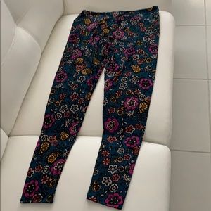 LuLaRoe multicolored floral leggings